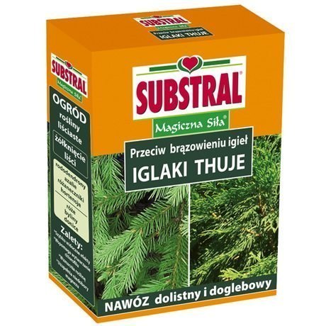 Nawóz Przeciw Brązowieniu Igieł i Zółknięciu Liści 1kg Substral Nawóz Przeciw Brązowieniu Igieł i Zółknięciu Liści 1kg Substral