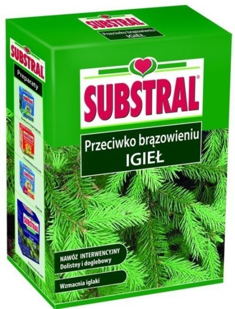 Nawóz Przeciw Brązowieniu Igieł i Zółknięciu Liści 1kg Substral Nawóz Przeciw Brązowieniu Igieł i Zółknięciu Liści 1kg Substral