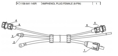 ZŁĄCZE 8-PIN DLA K10370-PG BESTER ZŁĄCZE 8-PIN DLA K10370-PG BESTER