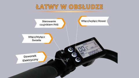 ROWER ELEKTRYCZNY Niebieski 28 TREKKINGOWY ZE WSPOMAGANIEM 60-70km Shimano Velotrade