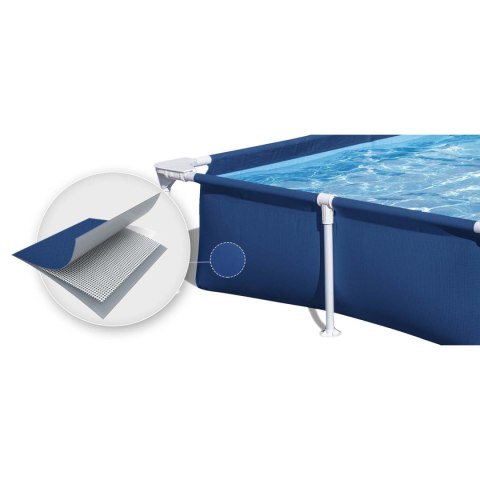 Basen prostokątny stelażowy 221x150x43 cm 16w1 Bestway 56401N Basen prostokątny stelażowy 221x150x43 cm 16w1 Bestway 56401N