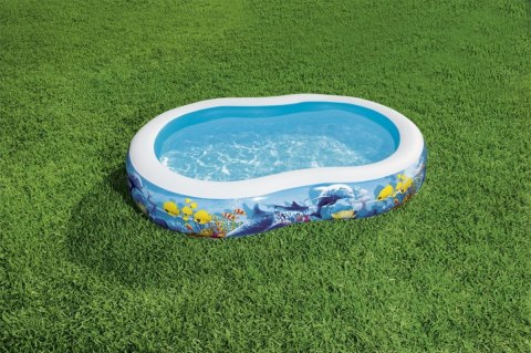 Basen dmuchany Morska Głębina 262x157x46cm dla dzieci 3+ BESTWAY + Łatka naprawcza Basen dmuchany Morska Głębina 262x157x46cm dla dzieci 3+ BESTWAY + Łatka naprawcza