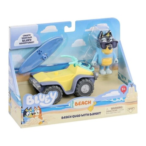 Bluey Zestaw pojazd plażowy Bluey Zestaw pojazd plażowy