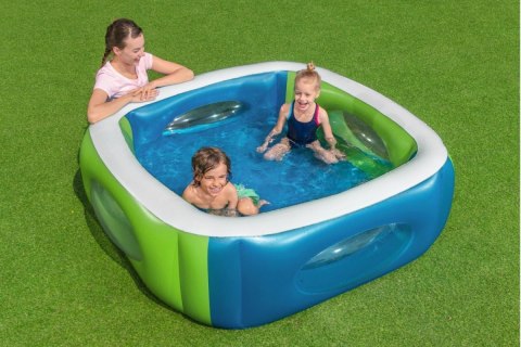 Dmuchany Basen dla dzieci z Oknami widokowymi 168x168x56 BESTWAY Dmuchany Basen dla dzieci z Oknami widokowymi 168x168x56 BESTWAY