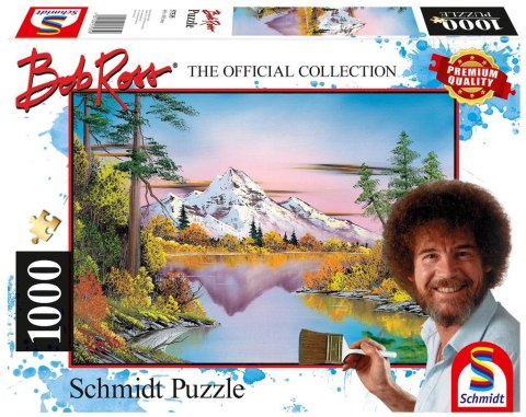 Puzzle 1000 Bob Ross, Odbicie w tafli wody Puzzle 1000 Bob Ross, Odbicie w tafli wody