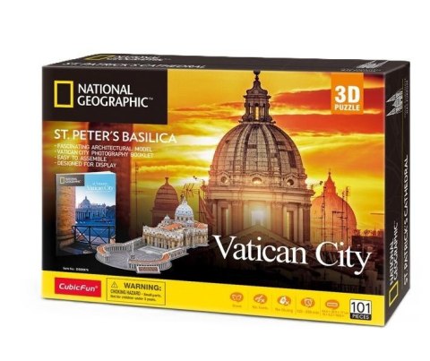 Puzzle 3D National geographic bazylika Św. Piotra Puzzle 3D National geographic bazylika Św. Piotra