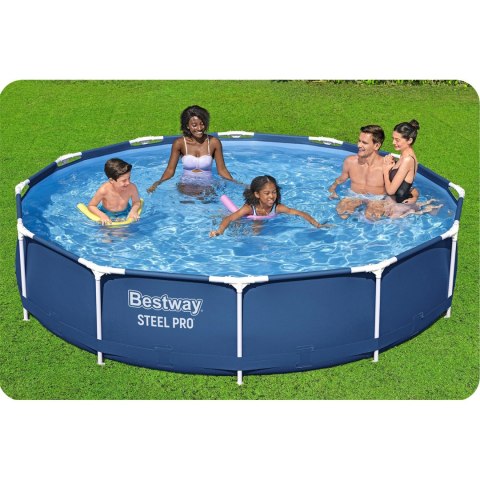 Basen ogrodowy stelażowy 366 x 76 cm zestaw 15w1 Bestway 56681