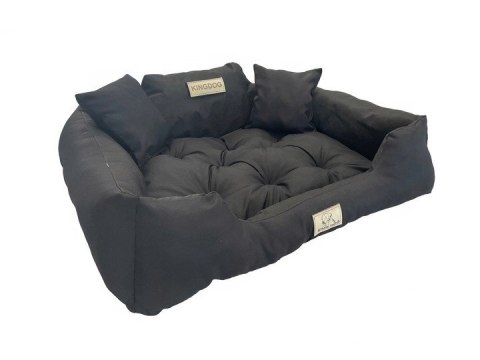 Legowisko Imię Pupila KINGDOG 55x45 Czarne Legowisko Imię Pupila KINGDOG 55x45 Czarne
