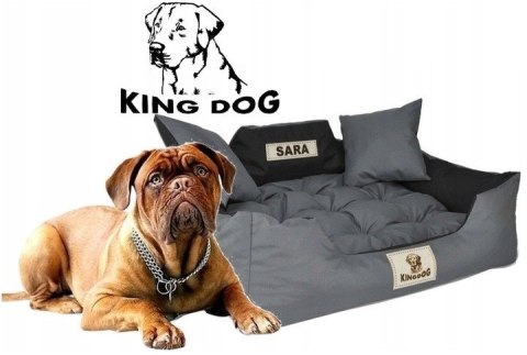Legowisko Imię Pupila KINGDOG 55x45 Czarne Legowisko Imię Pupila KINGDOG 55x45 Czarne