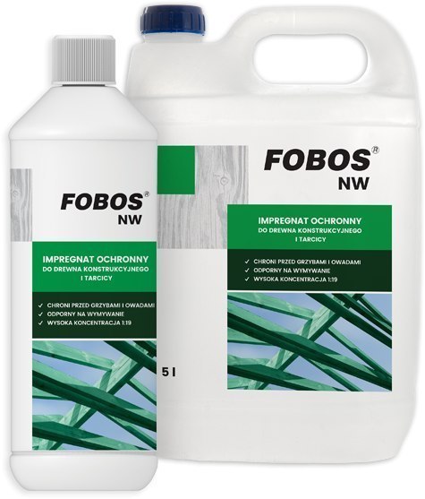 Fobos NW Impregnat do Drewna Bezbarwny 1L Fobos NW Impregnat do Drewna Bezbarwny 1L